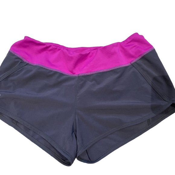 UNDER ARMOUR Shorts **Size Small Grey and Fuschia Pink - Picture 3 of 13